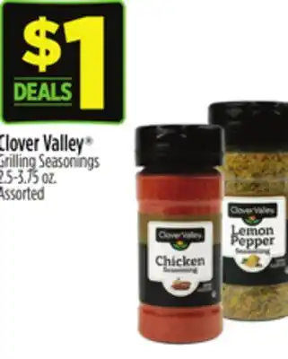 Dollar General Clover Valley Grilling Seasonings offer