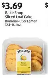 Aldi Bake Shop Sliced Loaf Cake offer