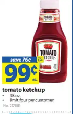 Lidl Tomato ketchup offer