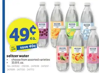 Lidl seltzer water offer
