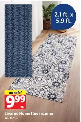 Lidl Livarno Home floor runner offer