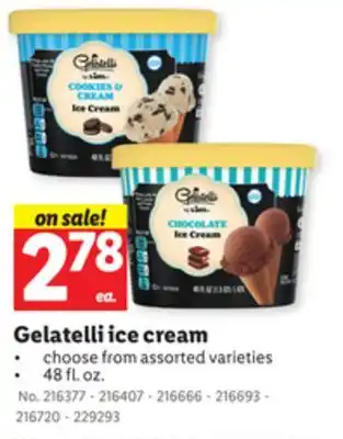 Lidl Gelatelli ice cream offer