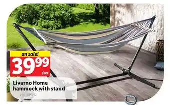 Lidl Livarno Home hammock with stand offer