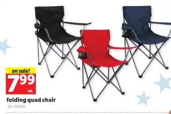 Lidl folding quad chair offer