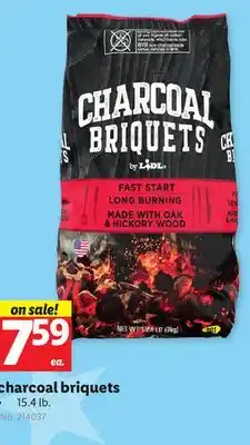 Lidl charcoal briquets offer