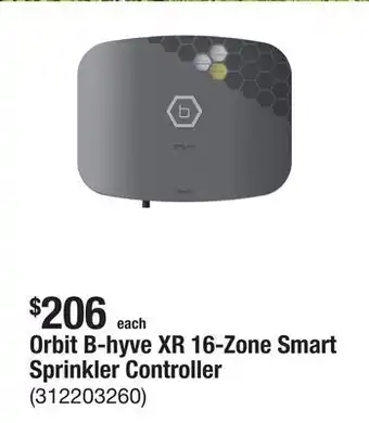 The Home Depot Orbit B-hyve XR 16-Zone Smart Sprinkler Controller offer