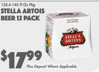 The Food Emporium Stella Artois Beer 12 Pack offer