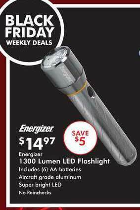 Valu Home Centers Energizer 1300 Lumen Led Flashlight offer