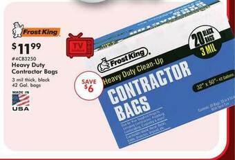 Valu Home Centers Heavy Duty Contractor Bags offer