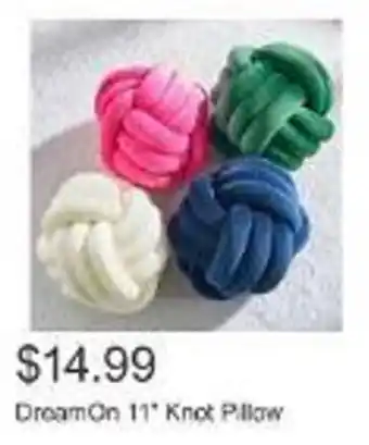 Costco DreamOn 11* Knot Pillow offer