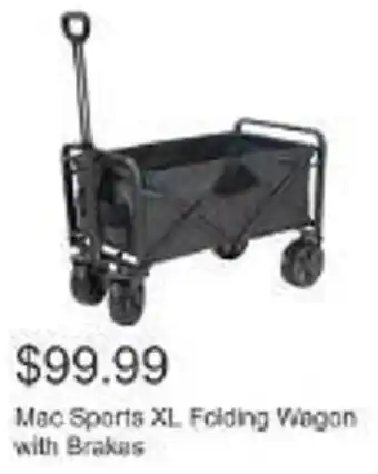 Costco Mac Sports XL Folding Wagon with Brakes offer