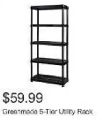 Costco Greenmade 5-Tier Utility Rack offer
