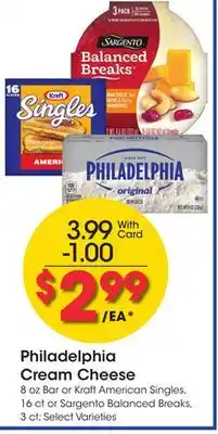 Ralphs Philadelphia Cream Cheese offer