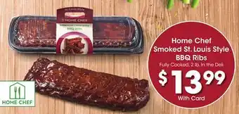 Ralphs Home Chef Smoked St. Louis Style BBQ Ribs offer