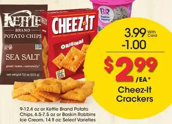 Ralphs Cheez-It Crackers offer