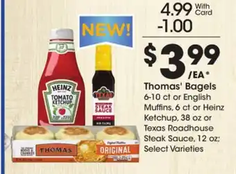 Ralphs Thomas' Bagels offer