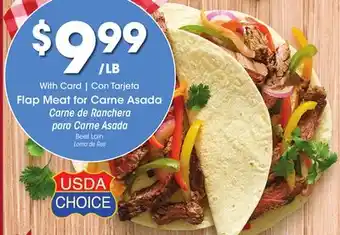 Ralphs Flap Meat for Carne Asada offer