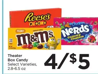Food 4 Less Theater Box Candy offer