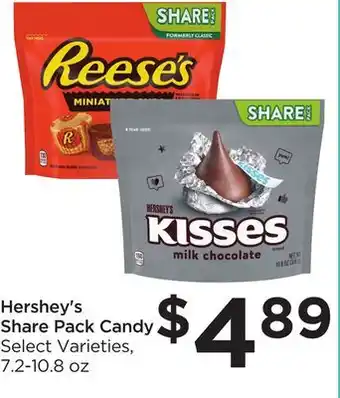 Food 4 Less Hershey's Share Pack Candy offer