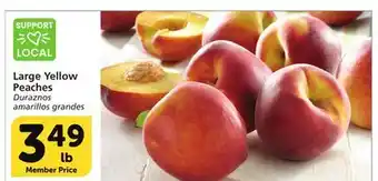 Albertsons Large Yellow Peaches offer