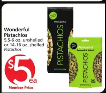 Albertsons Wonderful Pistachios offer