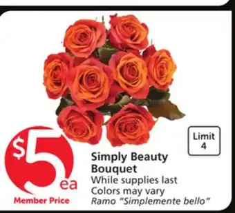 Albertsons Simply Beauty Bouquet offer