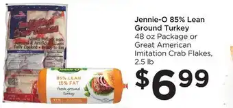 Food 4 Less Jennie-O 85% Lean Ground Turkey offer