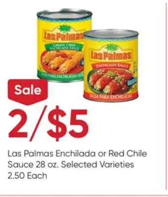 Stater Bros Las Palmas Enchilada or Red Chile Sauce offer
