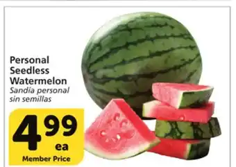 Vons Personal Seedless Watermelon offer