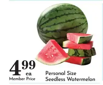 Pavilions Personal Size Seedless Watermelon offer