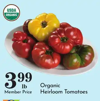 Pavilions Organic Heirloom Tomatoes offer