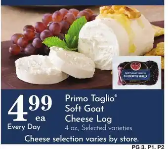 Pavilions Primo Taglio Soft Goat Cheese Log offer
