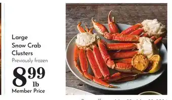 Pavilions Large Snow Crab Clusters offer