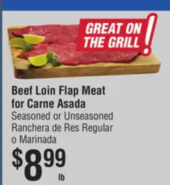 Smart & Final Beef Loin Flap Meat for Carne Asada offer