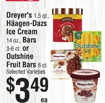 Smart & Final Dreyer's, Häagen-Dazs Ice Cream, Bars or Outshine Fruit Bars offer