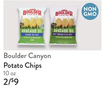 Fresh Thyme Boulder Canyon Potato Chips offer