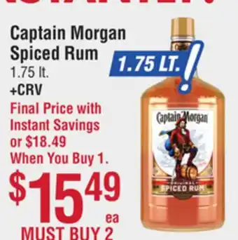 Smart & Final Captain Morgan Spiced Rum offer
