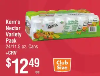 Smart & Final Kern's Nectar Variety Pack offer