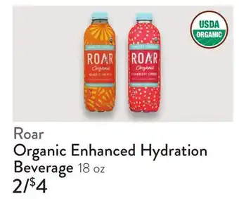Fresh Thyme Organic Enhanced Hydration Beverage offer