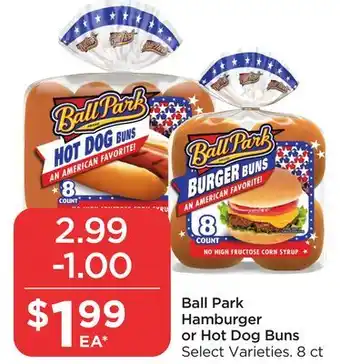 Food 4 Less Ball Park Hamburger or Hot Dog Buns offer