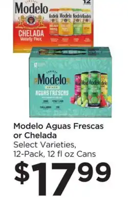 Food 4 Less Modelo Aguas Frescas or Chelada offer