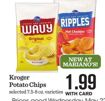 Mariano's Kroger Potato Chips offer