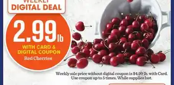 Mariano's Red Cherries offer