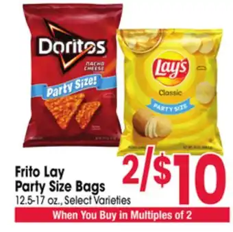 Jewel-Osco Frito Lay Party Size Bags offer