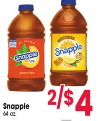 Jewel-Osco Snapple offer