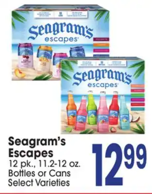 Jewel-Osco Seagram's Escapes offer