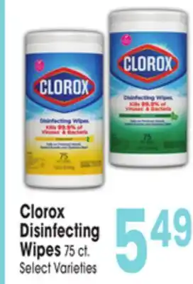 Jewel-Osco Clorox Disinfecting Wipes offer