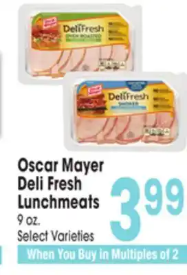 Jewel-Osco Oscar Mayer Deli Fresh Lunchmeats offer