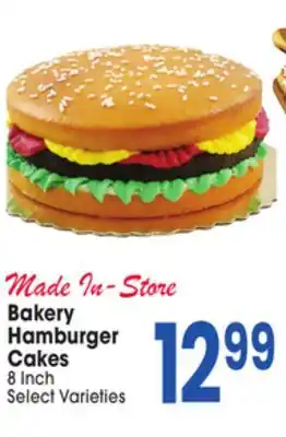 Jewel-Osco Bakery Hamburger Cakes offer