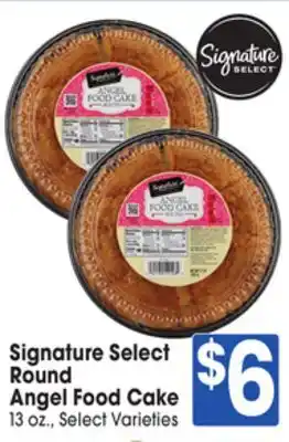 Jewel-Osco Signature Select Round Angel Food Cake offer